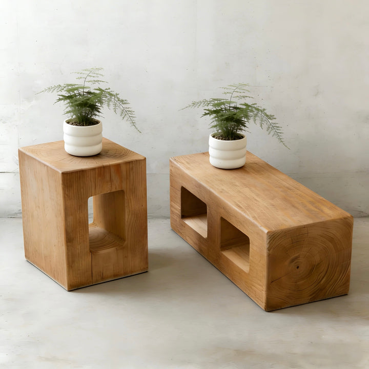 ORVEA Modern Solid Wood Pedestal - Cassa Haus Singapore