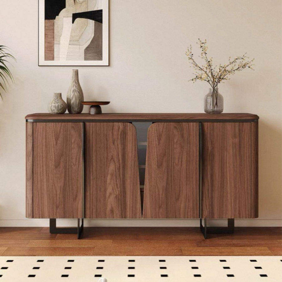 LYNS Modern Solid Wood Sideboard - Radical Homes Singapore