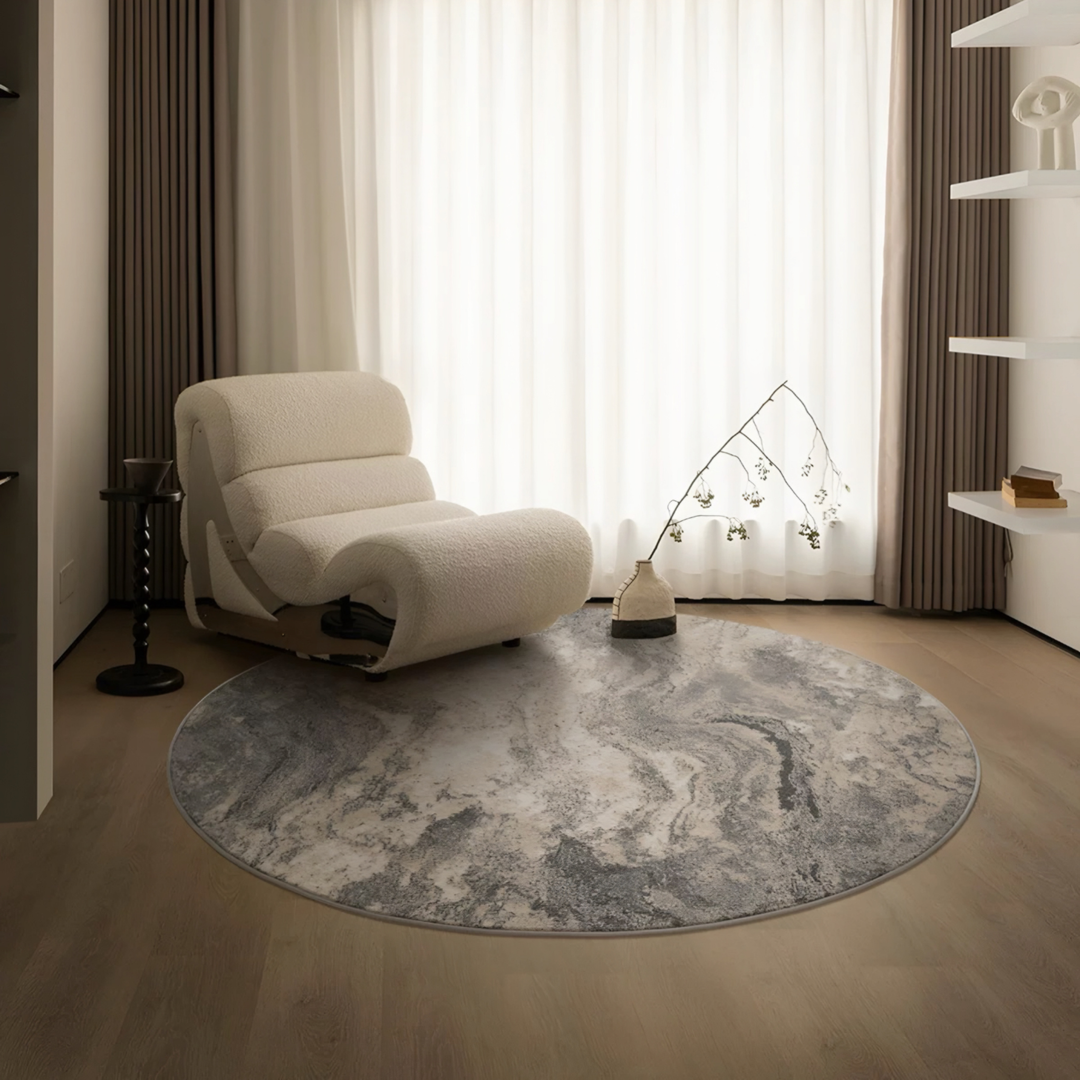 STONE Modern Round Rug - Cassa Haus Singapore