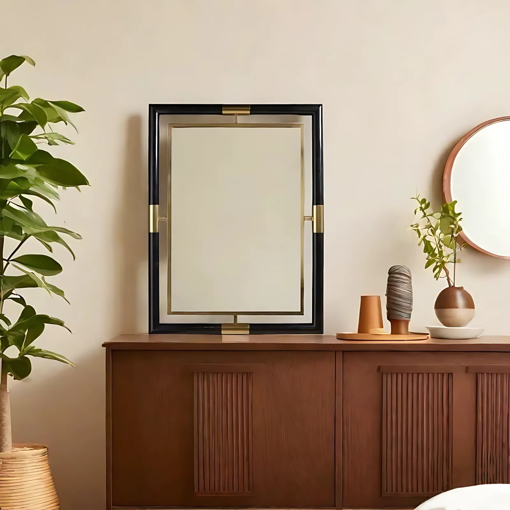 LUMARE Rustic Wall Mirror - Radical Homes Singapore