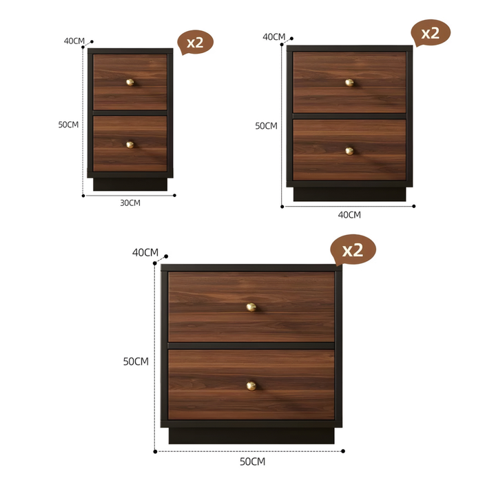 VINTARA Rustic Bedside Table - Radical Homes Singapore