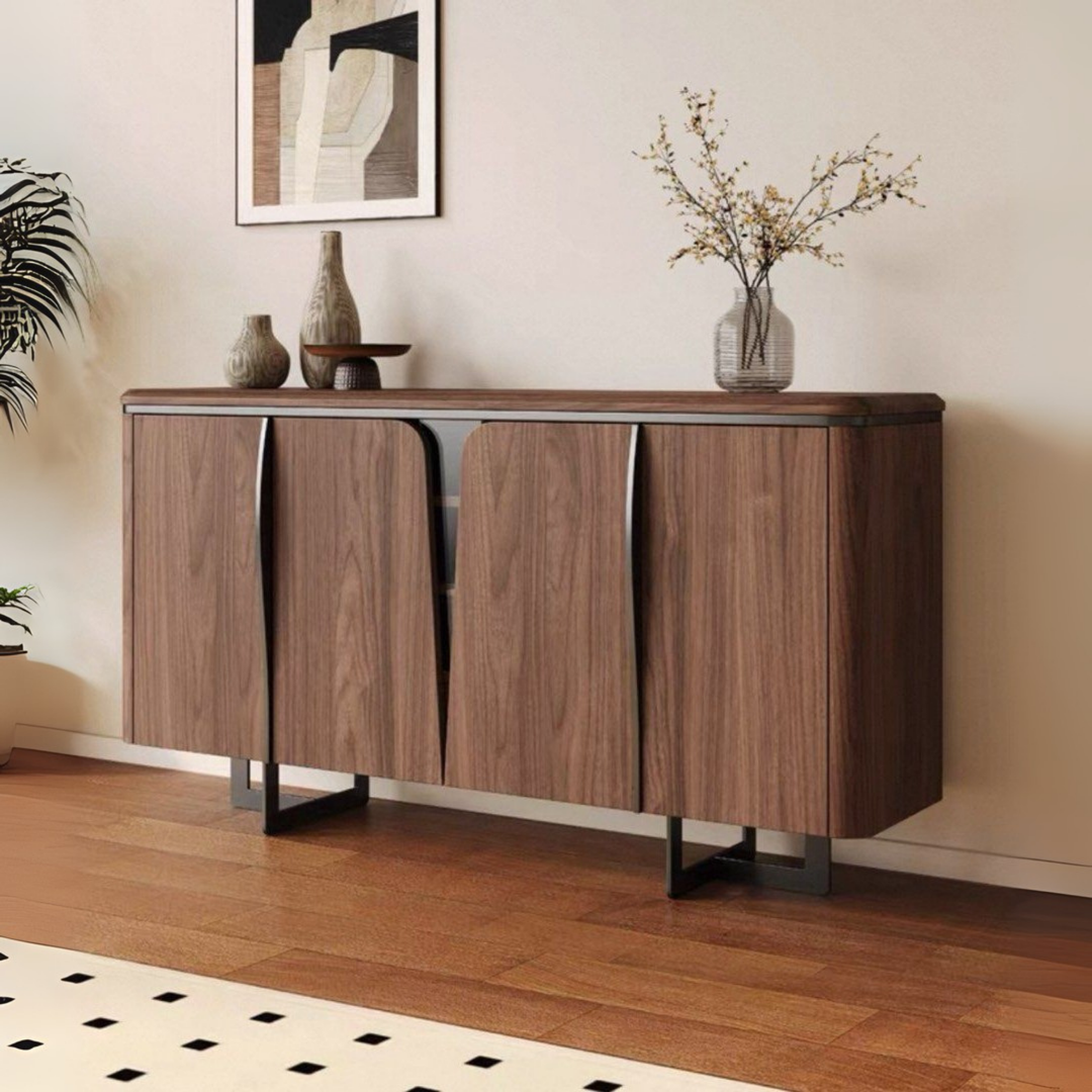 LYNS Modern Solid Wood Sideboard - Radical Homes Singapore