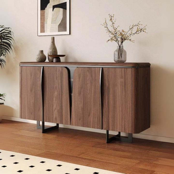 LYNS Modern Solid Wood Sideboard - Radical Homes Singapore