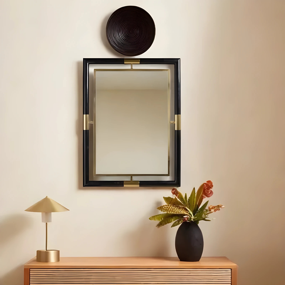 LUMARE Rustic Wall Mirror - Radical Homes Singapore
