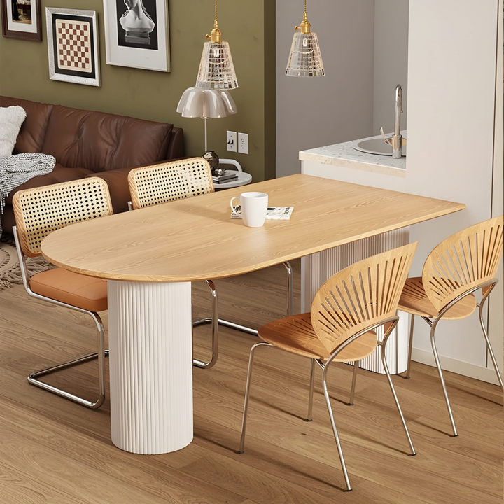 JOPHO Japandi Solid Wood Dining Table - Radical Homes Singapore