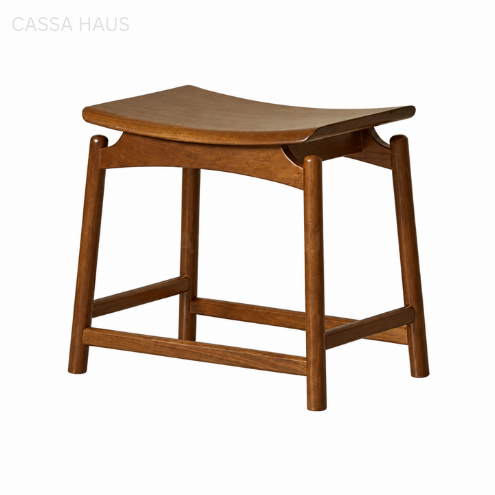 KELANDA Modern Solid Wood Stool - Cassa Haus Singapore