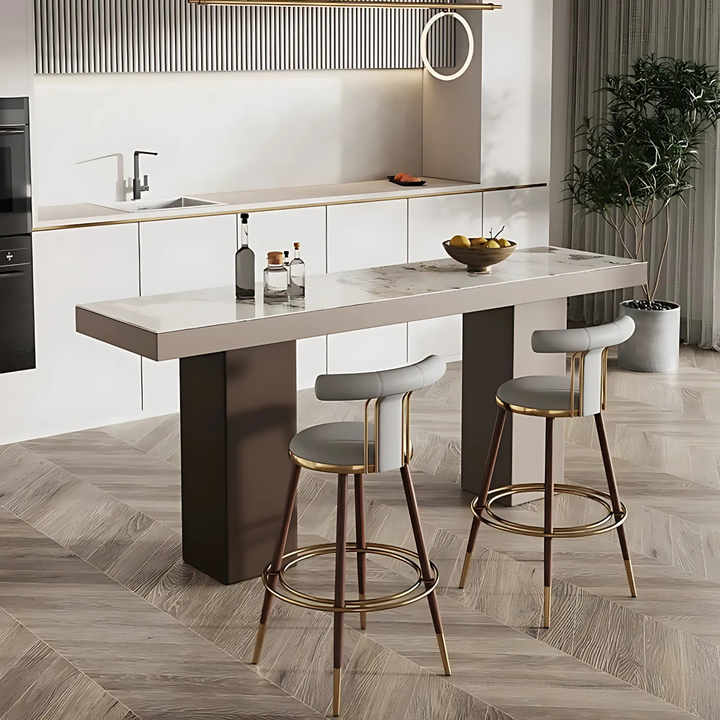 VARENA Modern Sintered Stone Bar Table - Radical Homes Singapore