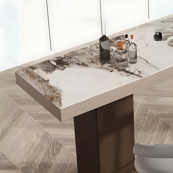 VARENA Modern Sintered Stone Bar Table - Radical Homes Singapore