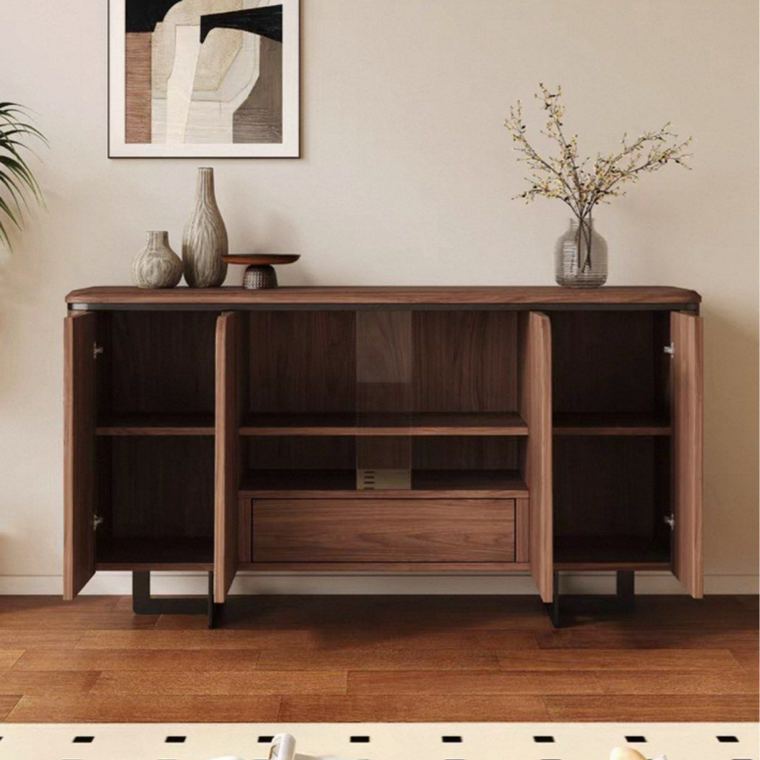 LYNS Modern Solid Wood Sideboard - Radical Homes Singapore