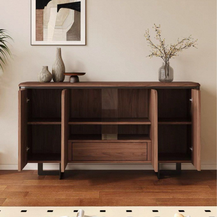 LYNS Modern Solid Wood Sideboard - Radical Homes Singapore