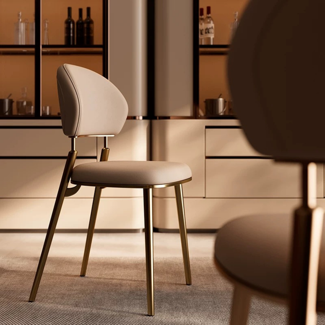 ORVENA Modern Leather Dining Chair - Cassa Haus Singapore