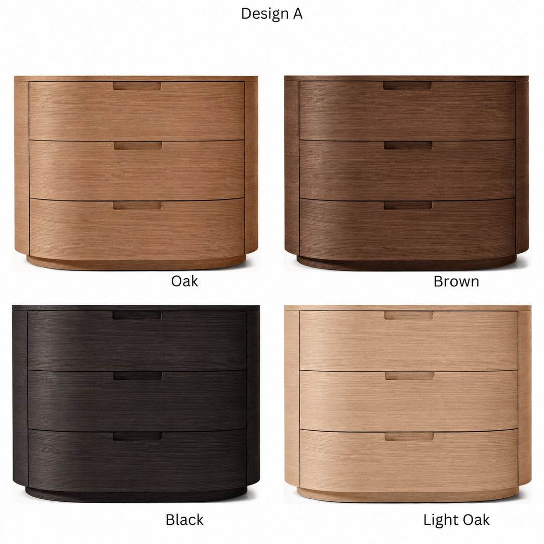 BRAVEN Modern Solid Wood Bedside Table - Cassa Haus Singapore