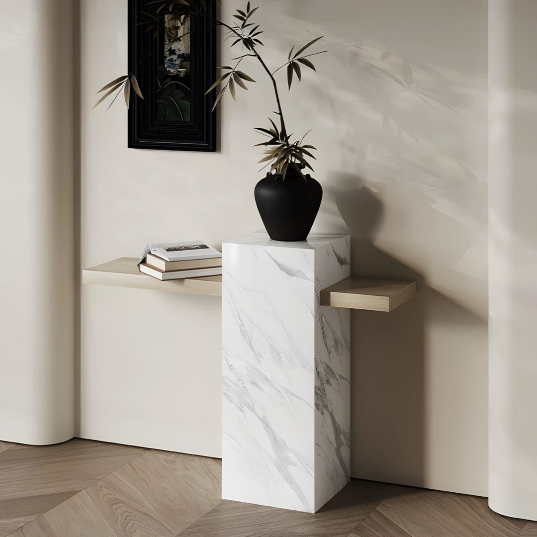 KRAIL Modern Marble Console Table - Radical Homes Singapore