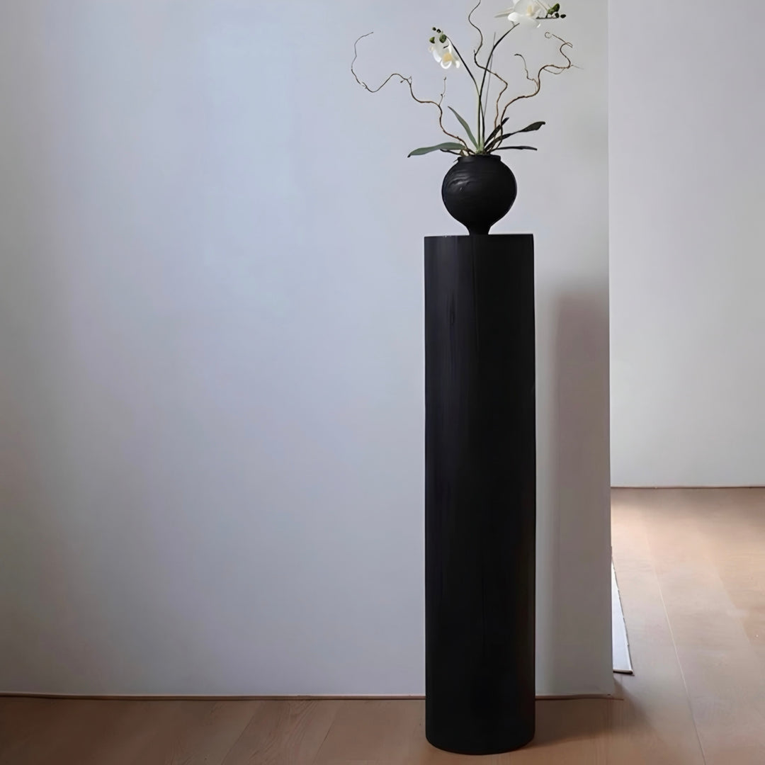 JOVEN Modern Solid Wood Round Pedestal - Cassa Haus Singapore