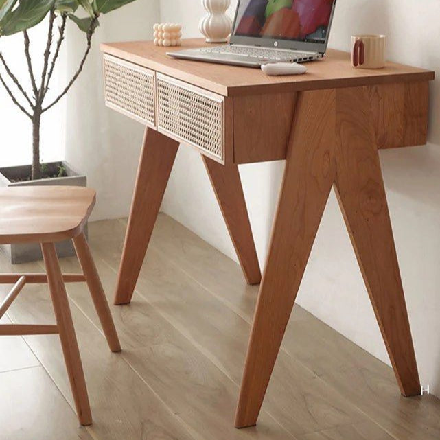 BASIL Solid Wood Desk - Radical Homes Singapore