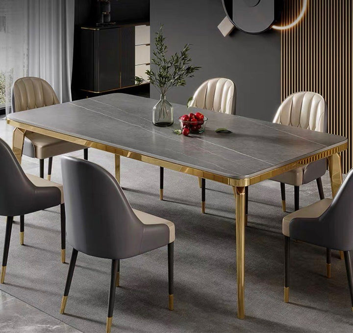 SILEX Modern Sintered Stone Dining Table - Cassa Haus Singapore