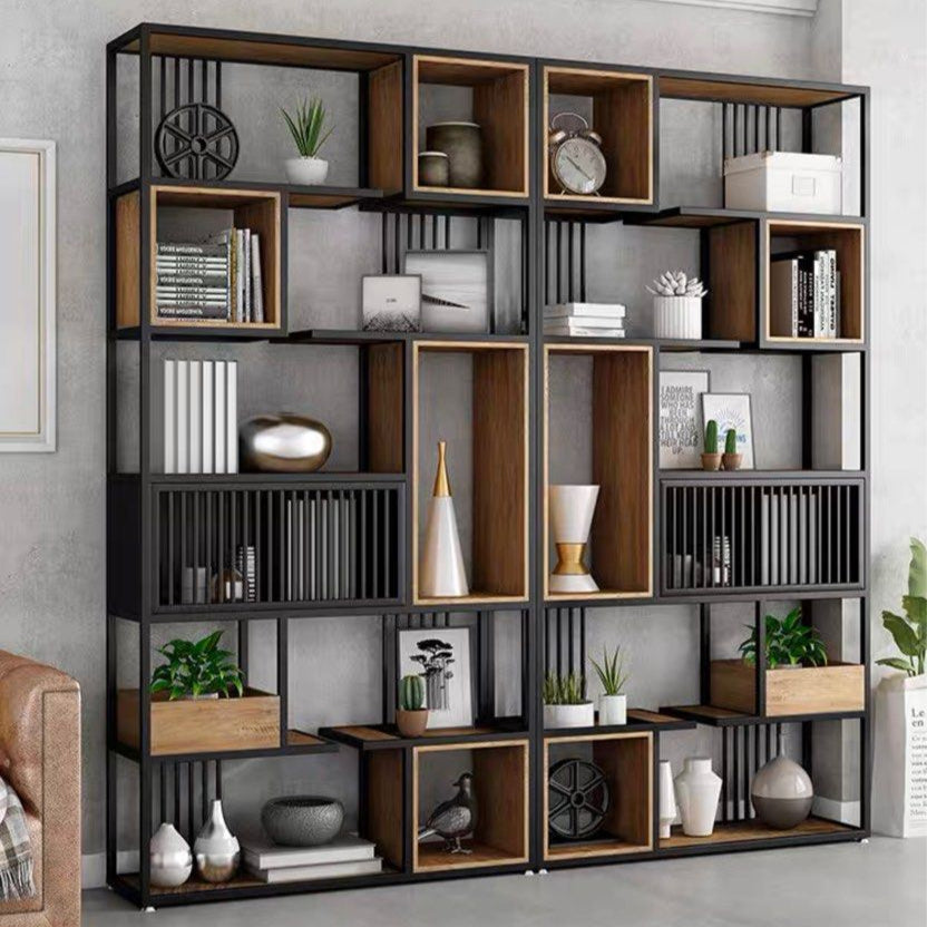 DIRCEU Industrial Display Shelf - Radical Homes Singapore