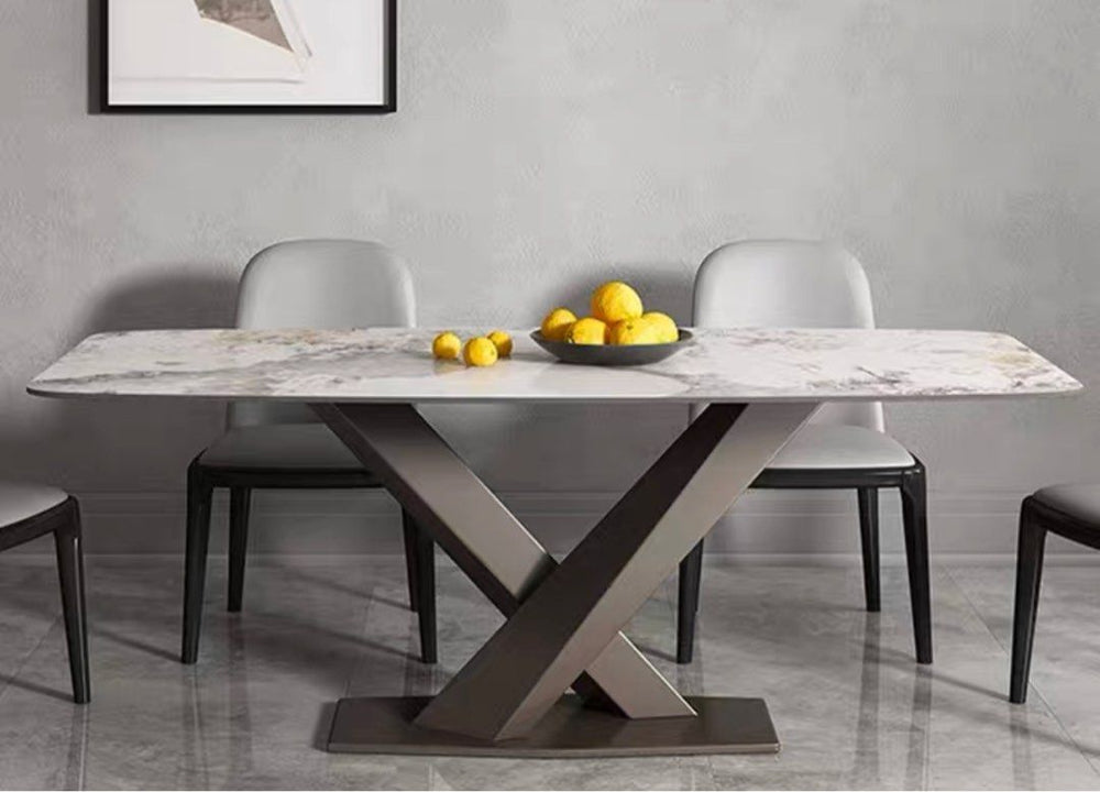 GALLAGHER Modern Sintered Stone Dining Table - Radical Homes Singapore