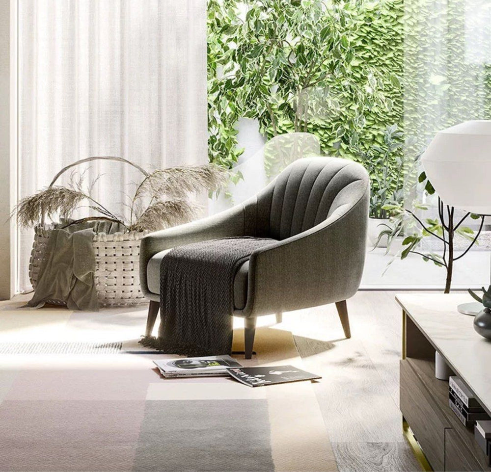 HARMONY Modern Fabric Armchair - Radical Homes Singapore
