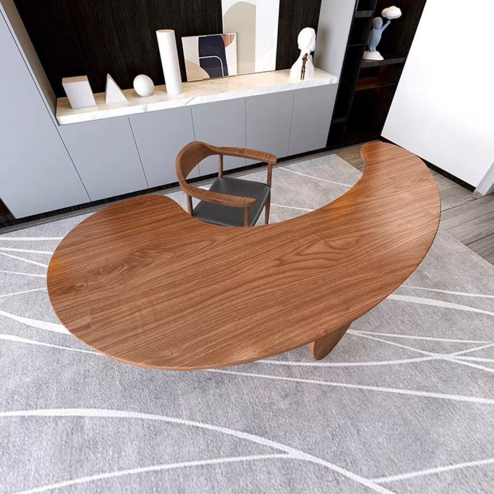 TOMLIN Modern Wood Work Desk - Radical Homes Singapore