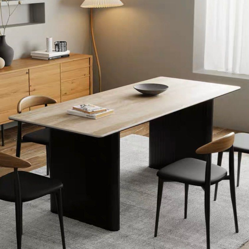 VELARON Modern Sintered Stone Dining Table & Chairs - Cassa Haus Singapore