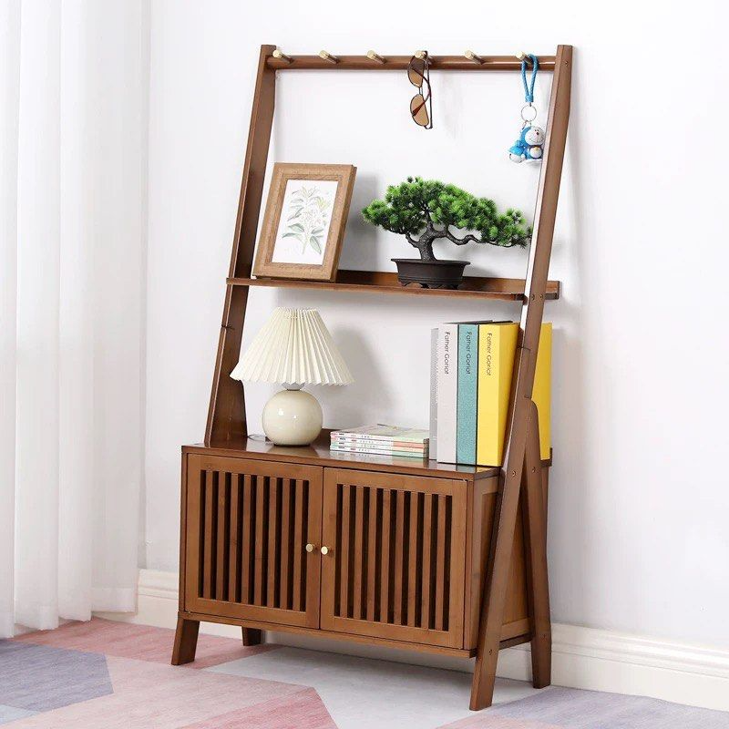 SAMUEL Rustic Solid Wood Shelf - Radical Homes Singapore