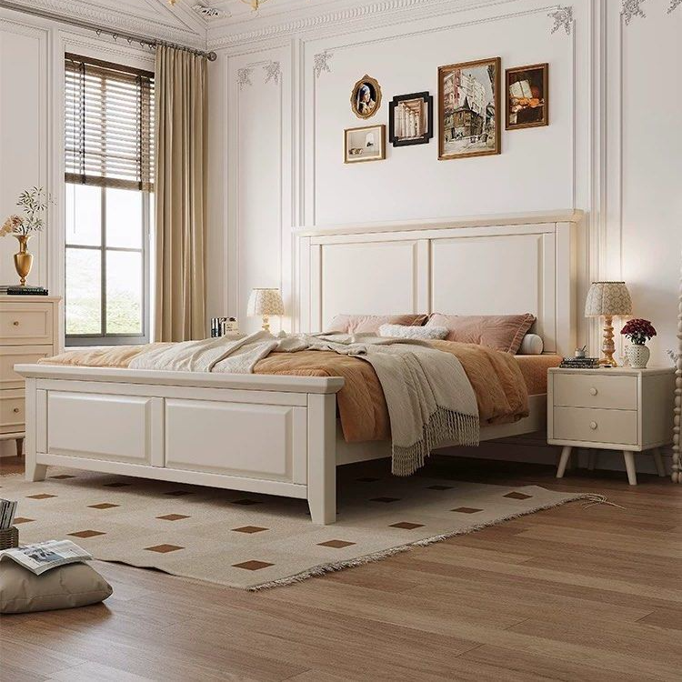 KISALE Vintage Solid Wood Bedframe - Radical Homes Singapore