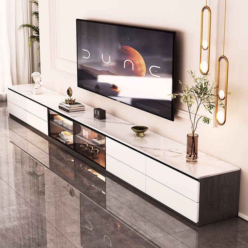 SOEL Modern Sintered Stone TV Console - Radical Homes Singapore