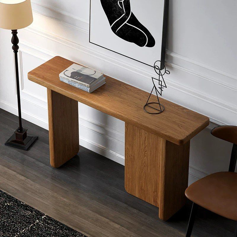 KOZEL Modern Solid Wood Console Table - Radical Homes Singapore