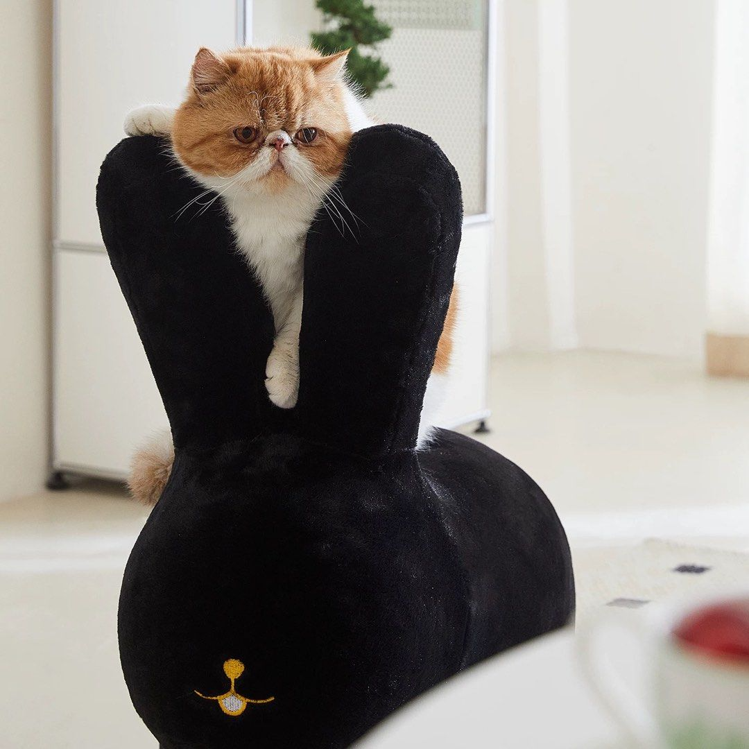 NAORIE Flannel Rabbit Stool - Radical Homes Singapore