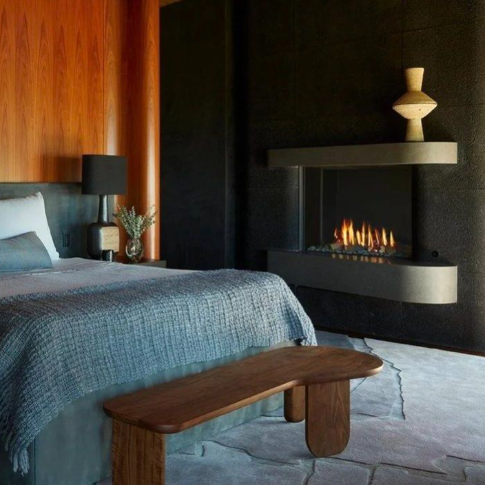 VERLY Walnut Wood Bench - Radical Homes Singapore