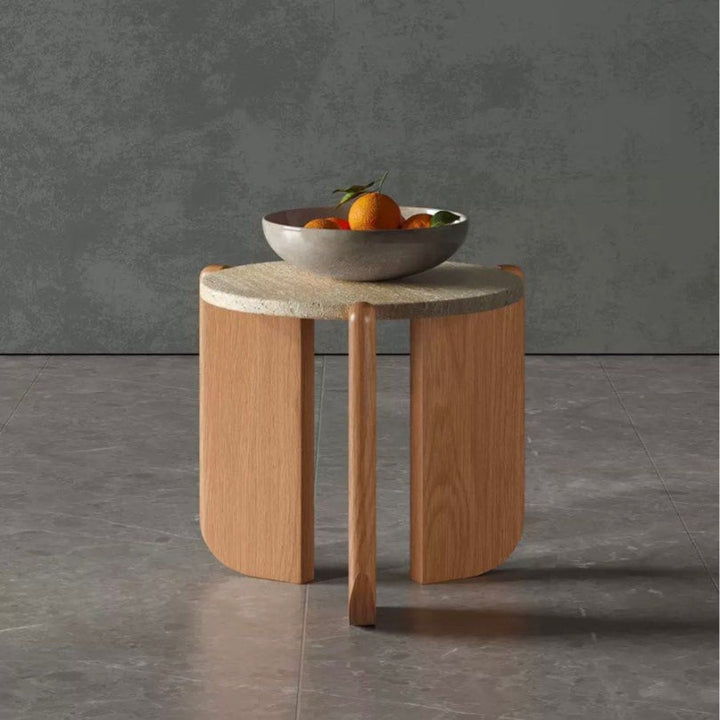 GUETTA Modern Travertine Coffee Table - Radical Homes Singapore