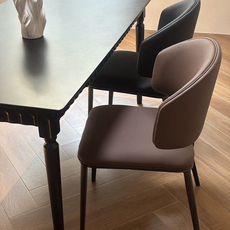 GEOS Modern Scratch Proof Leather Dining Chair - Radical Homes Singapore