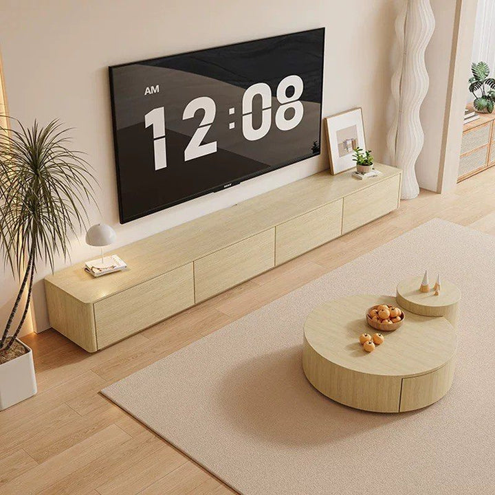 KELZO Japandi TV Console & Coffee Table - Radical Homes Singapore
