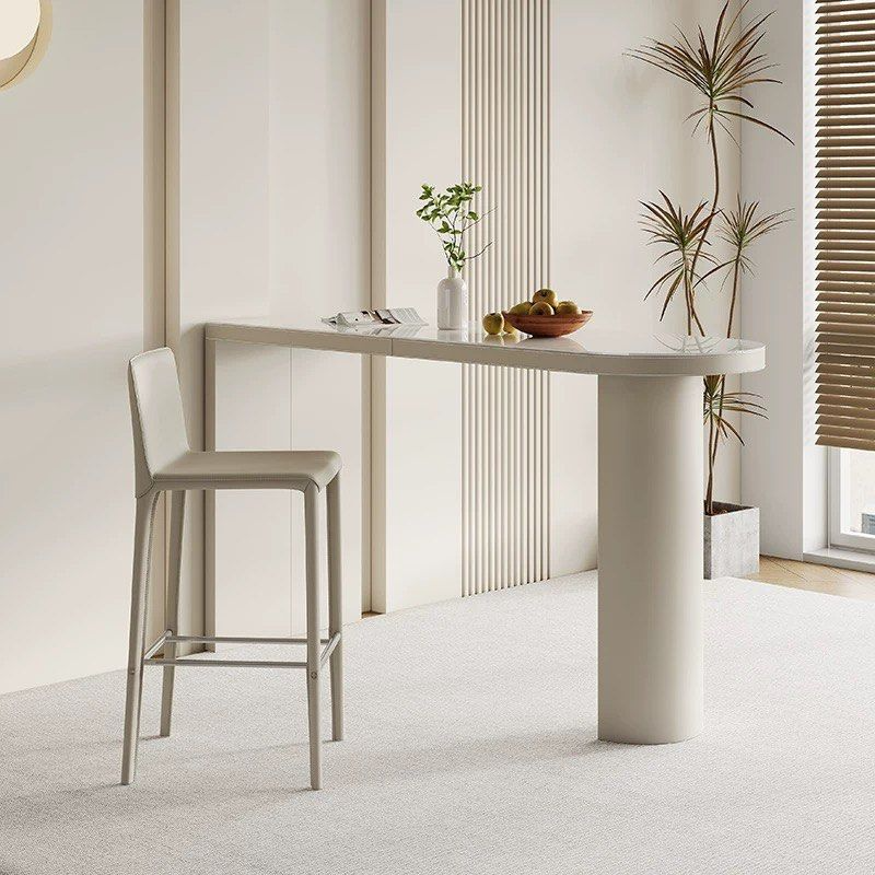 AZRIEL Modern Sintered Stone Bar Table - Cassa Haus Singapore