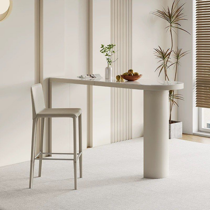 AZRIEL Modern Sintered Stone Bar Table - Cassa Haus Singapore