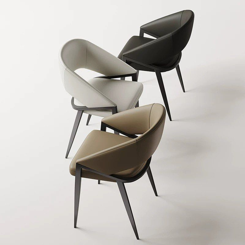 NUVARO Modern Leather Dining Chair - Cassa Haus Singapore