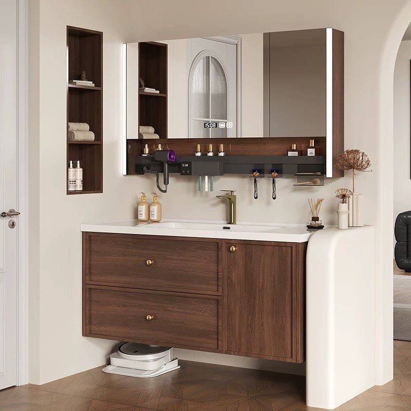 WATRE Modern Walnut Vanity Sink - Radical Homes Singapore