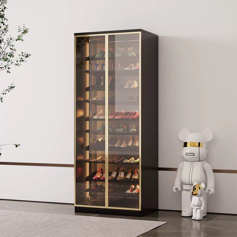 EREO Modern Rotatable Shelves Shoe Cabinet - Radical Homes Singapore