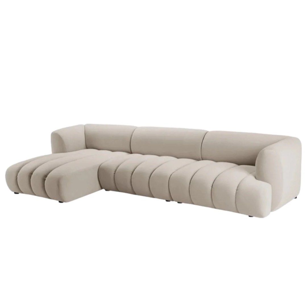 LYNCI Modern Scratch Resistant Sectional Sofa - Radical Homes Singapore