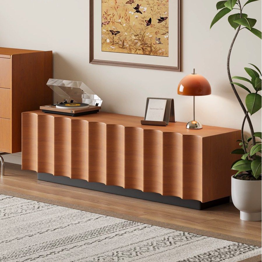MAXIN Modern Solid Wood TV Console - Radical Homes Singapore