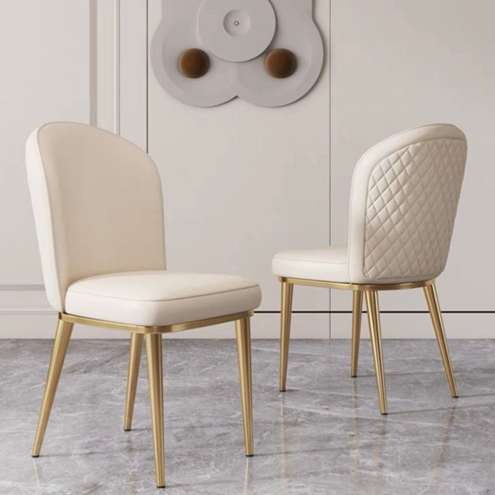 DIALE Modern Leather Dining Chair - Radical Homes Singapore