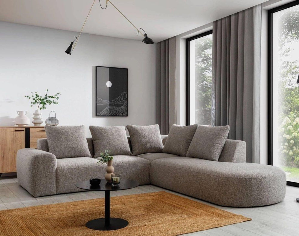 CHARA Modern Boucle Sectional Sofa - Radical Homes Singapore