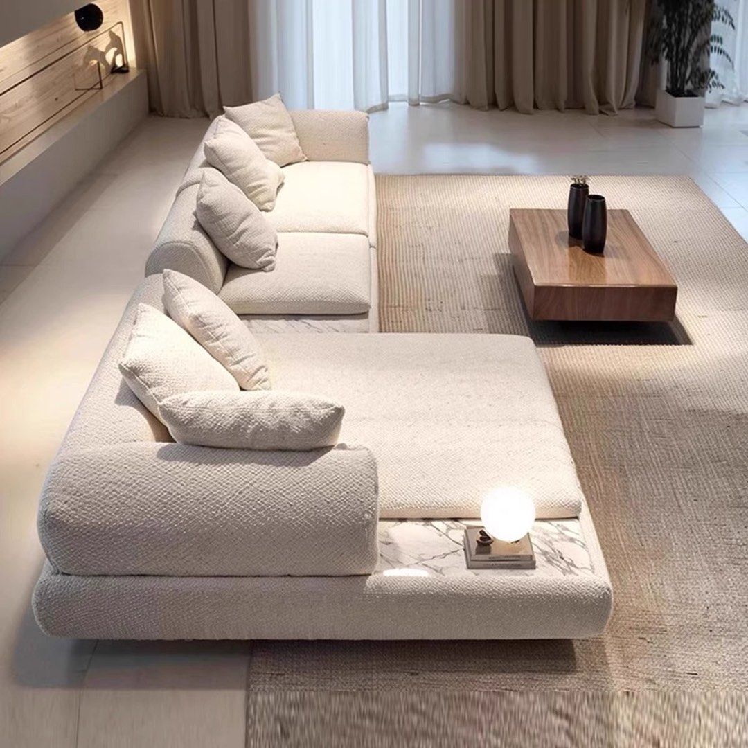 LYDIA Modern Fabric Sectional Sofa - Radical Homes Singapore