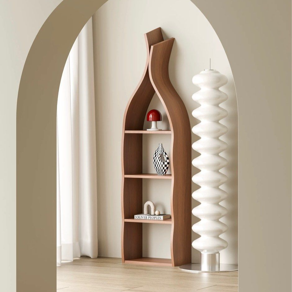 AFERIME Modern Solid Wood Bookshelf - Radical Homes Singapore
