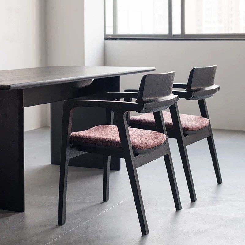 PERCY Japandi Solid Wood Dining Chair - Radical Homes Singapore