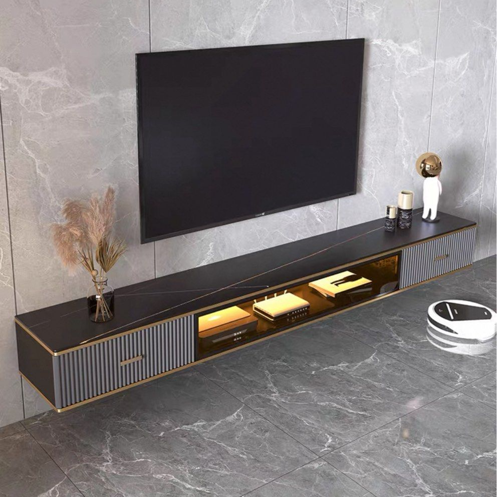 REVIO Modern Sintered Stone TV Console - Radical Homes Singapore