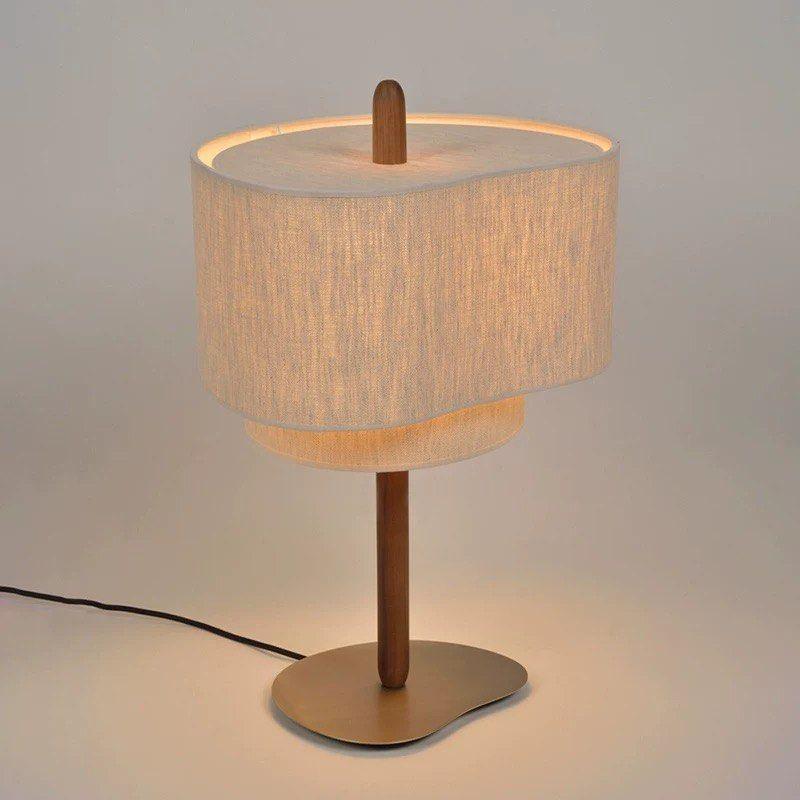VARZIR Modern Linen Table Lamp - Radical Homes Singapore