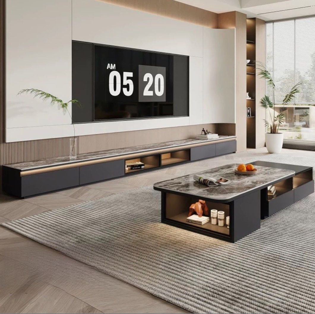 URBAN Modern Sintered Stone TV Console - Radical Homes Singapore