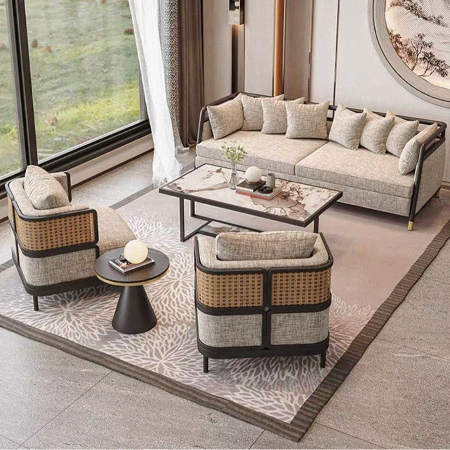 AFREL Modern Lounge Chair and Sofa Set - Radical Homes Singapore